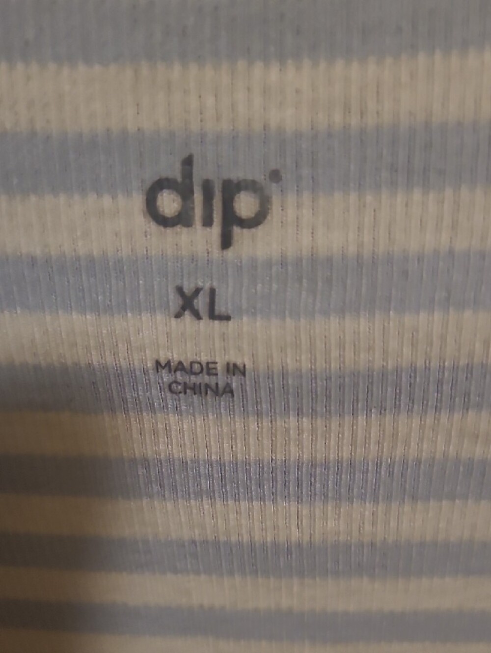 dip Light Blue & White Striped Short-Sleeve Tee - Picture 3 of 3